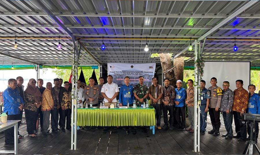 Foto bersama usai menggelar rapat Timpora. Foto Ist